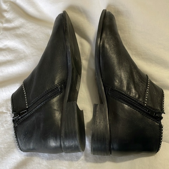LUCKY BRAND | PERRMA |Studded|Round Toe |Ankle |Leather Bootie |Black | Size 6.5 - Picture 7 of 14